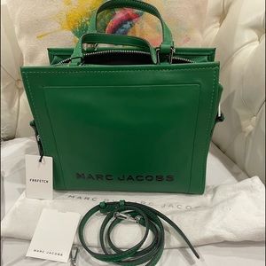 Marc jacobs green square box shopper bag *NEW*